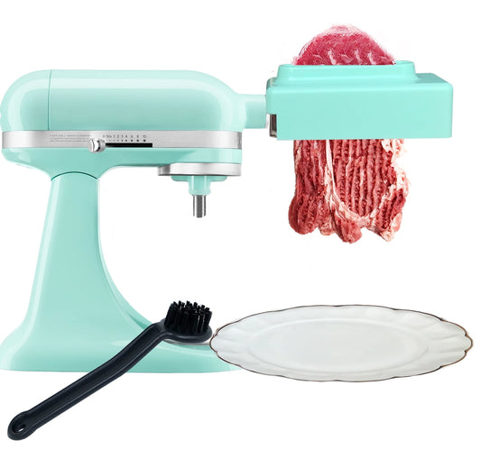 ¡¾Upgrade¡¿Meat Tenderizer Attachment for All KitchenAid Household Stand Mixers- Mixers Accesssories[Blue]